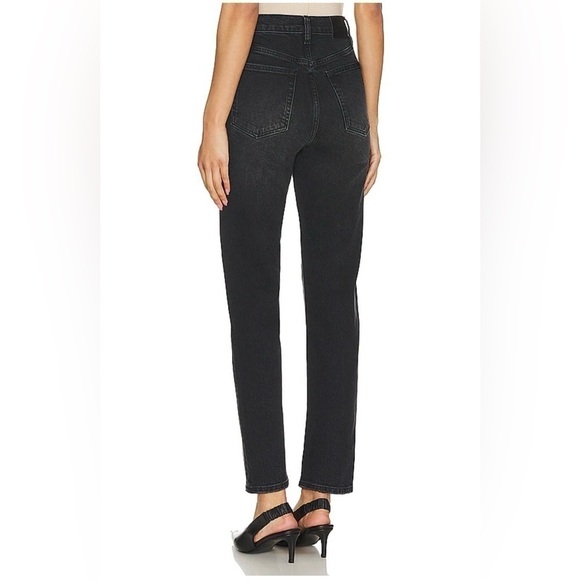 ANINE BING Bry Straight Leg in Raven Black Size 25 - Picture 2 of 9